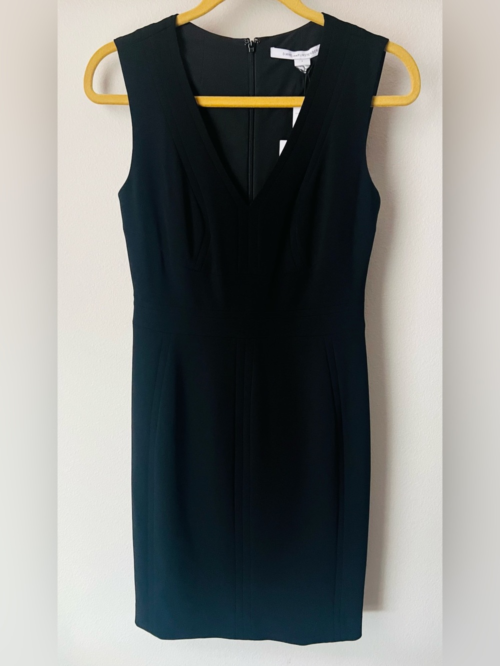 NTW Diane Von Furstenberg Black Isobel Dress Size 2